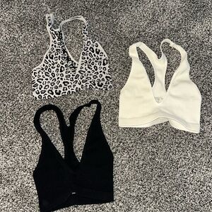 Free People Pack of Three Bralettes Size XS/S